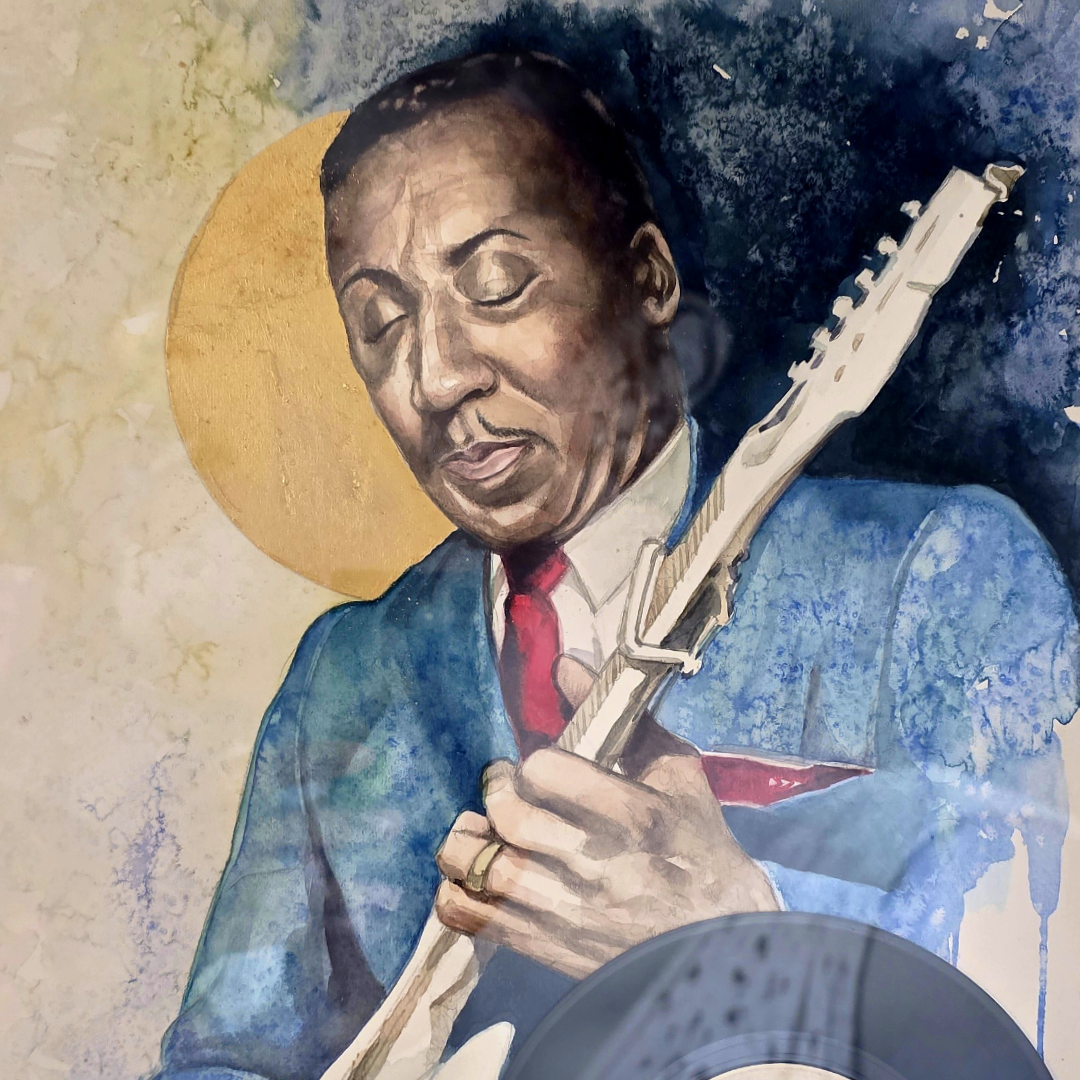 Got my mojo Working. Muddy Waters - Artwork by Kenneth Gatewood - knnethgatewood.art