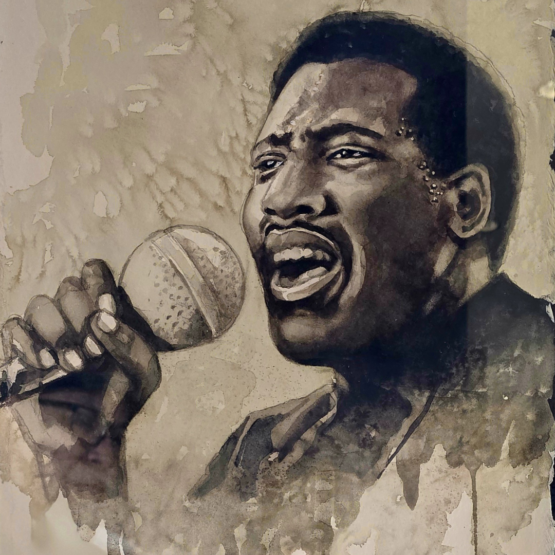 Otis Redding - Artwork by Kenneth Gatewood - knnethgatewood.art
